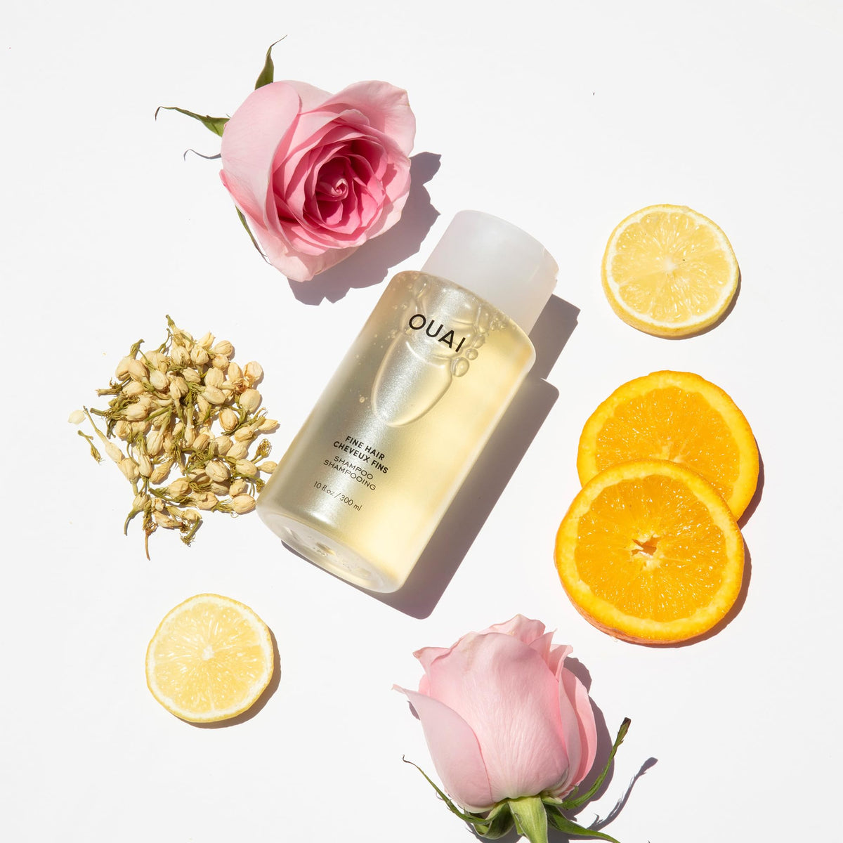 OUAI Fine Shampoo Travel Size - Volumizing Shampoo with Strengthening Keratin, Biotin & Chia Seed Oil for Fine Hair - For Clean, Weightless Body - Paraben, Phthalate & Sulfate Free Hair Care (3 Fl Oz) - Maple Wellness Supplements