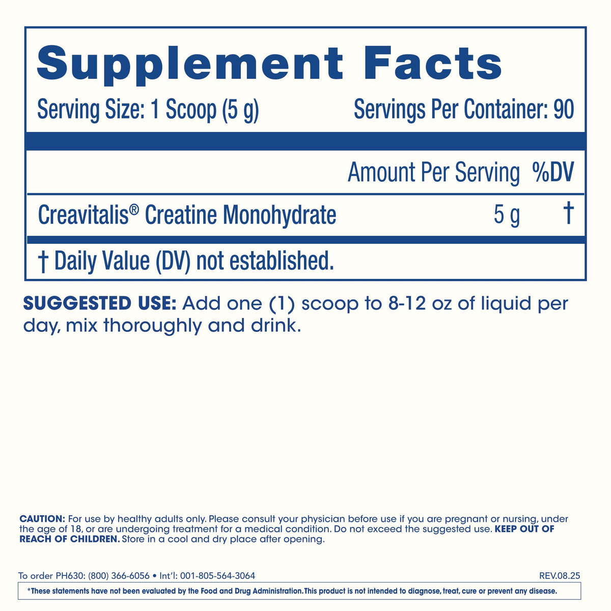 ProHealth Longevity Micronized Creatine. Pharmaceutical Grade Creatine Monohydrate is Easier on Kidneys. Supports Brain Function and Muscle Growth as You Age. 5 g/Serving, 90 Servings, 3 Month Supply - Maple Wellness Supplements
