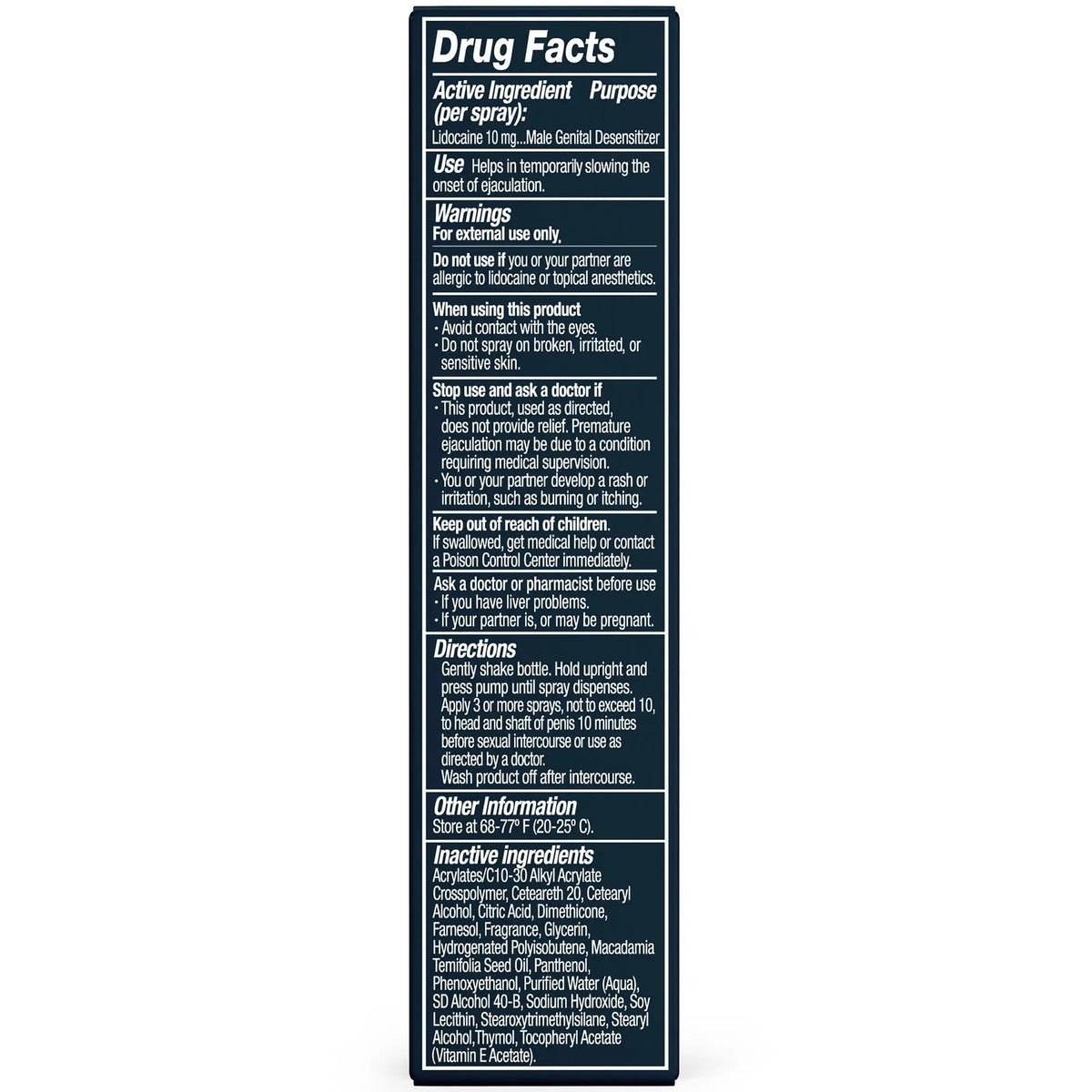 Promescent Desensitizing Delay Spray for Men Clinically Proven to Help You Last Longer in Bed - Better Maximized Sensation + Prolong Climax for Him, 2.6 ml - Maple Wellness Supplements