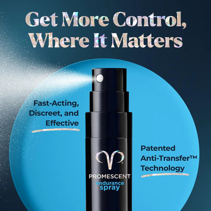 Promescent Desensitizing Delay Spray for Men, Last Longer in Bed + Women's Buzzing Gel for Intense Sensations Bundle - Maple Wellness Supplements