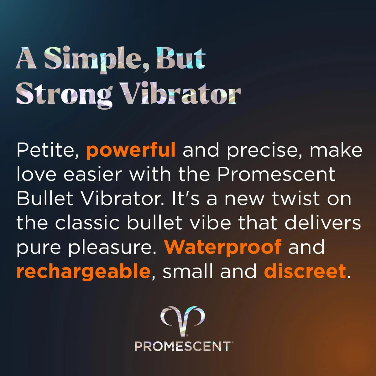 Promescent Vibrator Bullet with 27 Play Modes, Compact Vibrator Wand, Discreet Womens Sex Toys with Multiple Stimulation Settings, Pure Pleasure Sex Toy, Clitoral Stimulator for Women - Maple Wellness Supplements