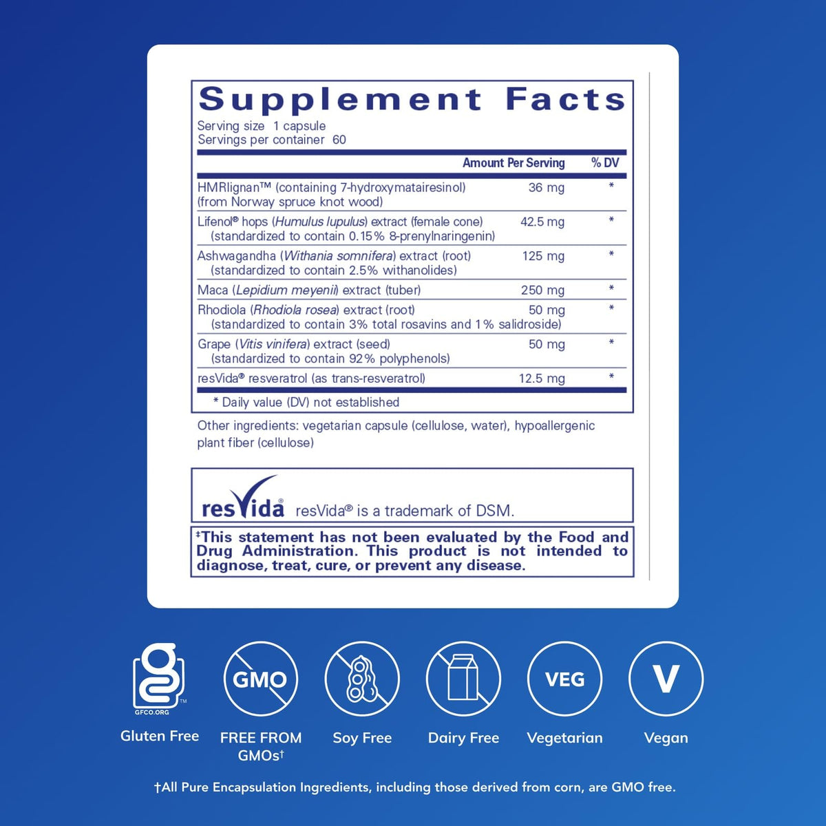 Pure Encapsulations MenoVive | Broad | Range Support for Menopausal Health and Comfort* | 60 Capsules - Maple Wellness Supplements