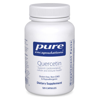 Pure Encapsulations Quercetin - 500 mg - Immune Support, Cellular Health & Heart Health - Antioxidant Supplement - Maple Wellness Supplements