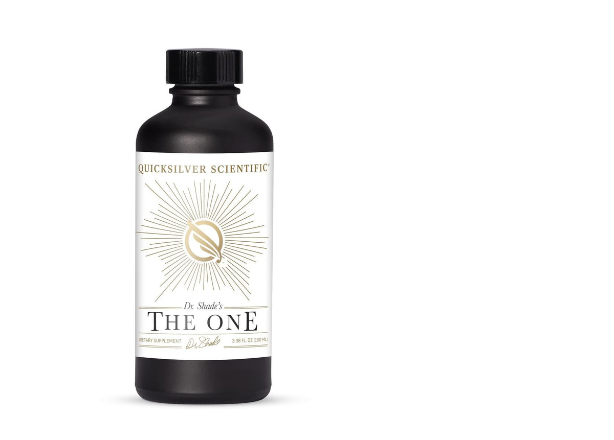 Quicksilver Scientific The ONE Mitochondrial Elixir - Mitochondria Supplement to Support Cellular Health with Phosphatidylcholine, Resveratrol, Reishi Mushroom & CoQ10 Liquid (3.38 Fl oz / 100ml) - Maple Wellness Supplements