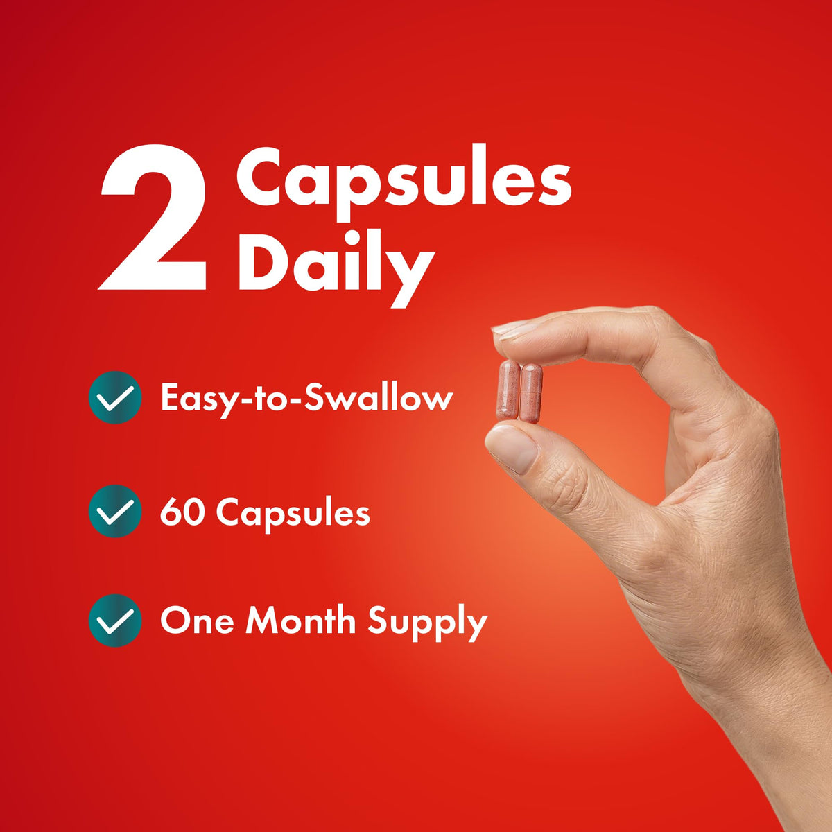 Red Yeast Rice with CoQ10 Supplement | Healthy Cholesterol Levels & Heart Health Support | Extra Strength Red Yeast Rice 1200 MG (600 MG Per Capsule) with Monakolin K - Maple Wellness Supplements