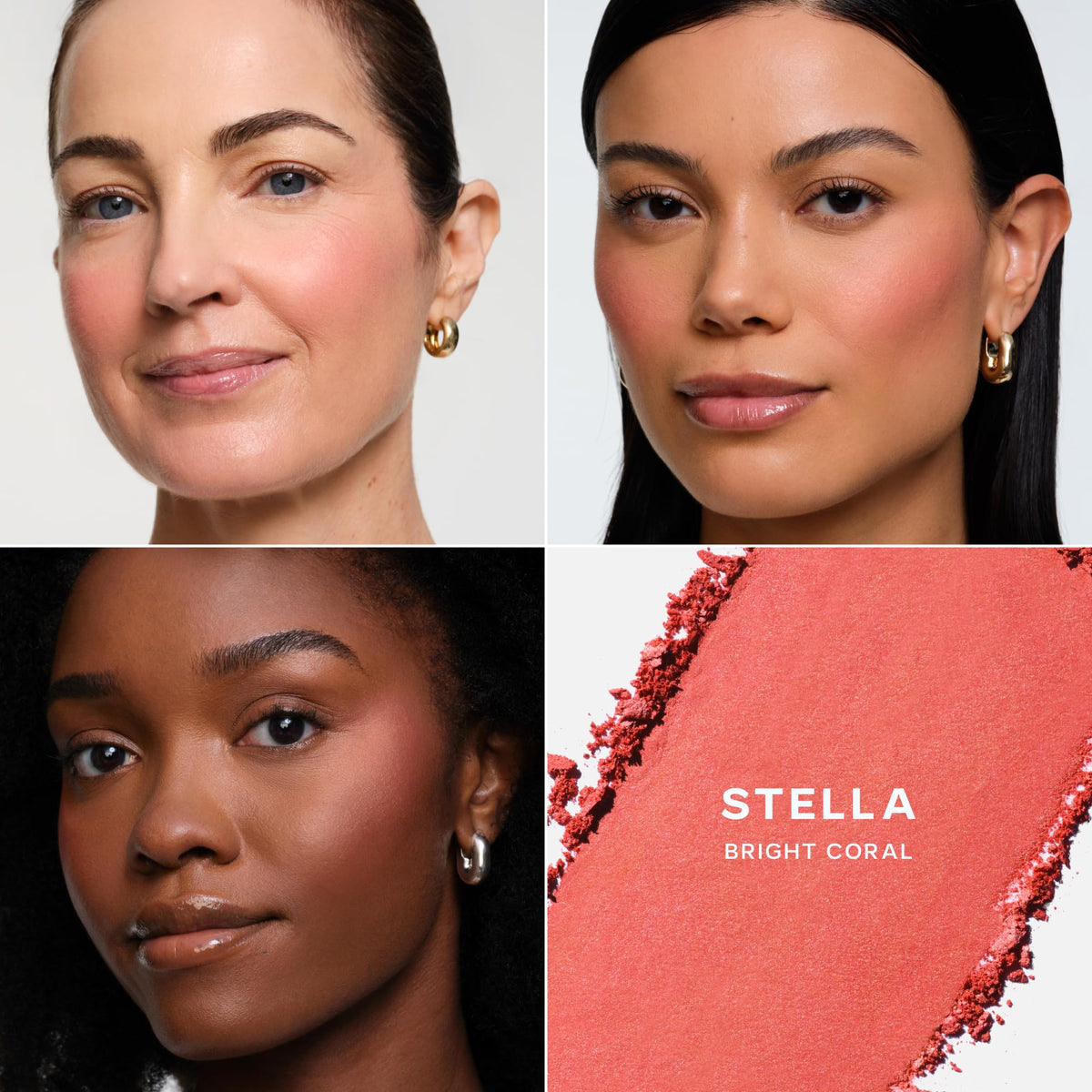 Saie Cheek Flush Duo - Dew Liquid Blush (.40 oz, Poppy), SuperSuede Baked Powder Blush (.01 oz, Stella) - Layerable, Skin-Nourishing Blushes for a Seamless Radiant Finish - Maple Wellness Supplements