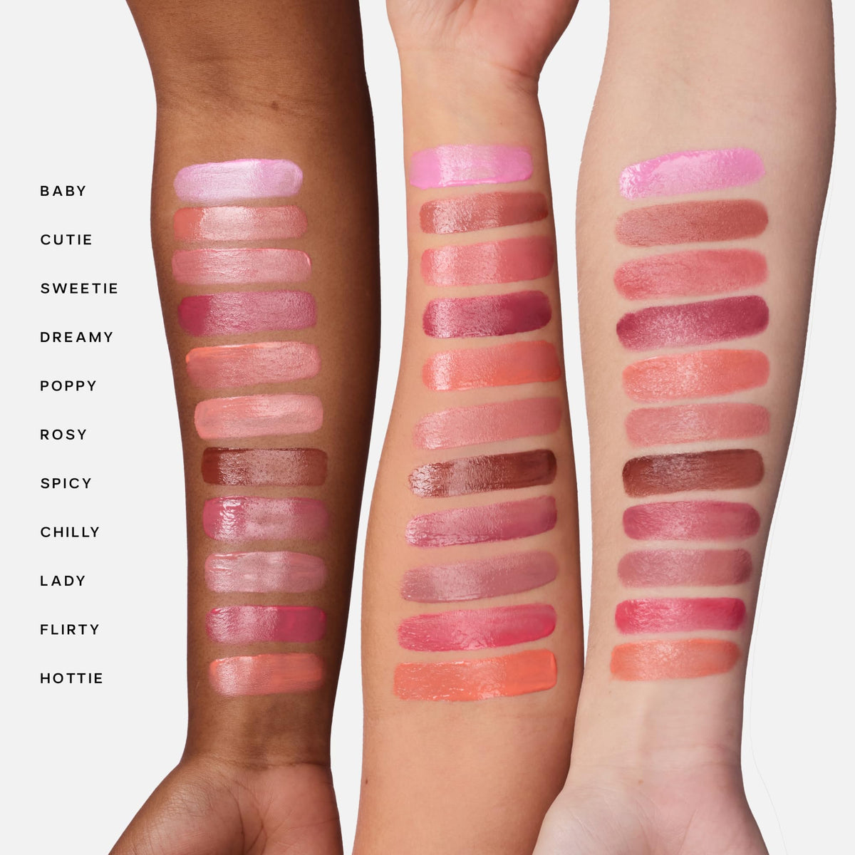 Saie Dewy Glow Duo - Dew Liquid Blush - (.40 oz, Flirty), Glossybounce Lip Gloss-Oil Hybrid (.17 oz, Burst) - Hydrating, Vegan Makeup for Radiant Cheeks & Lips - Maple Wellness Supplements
