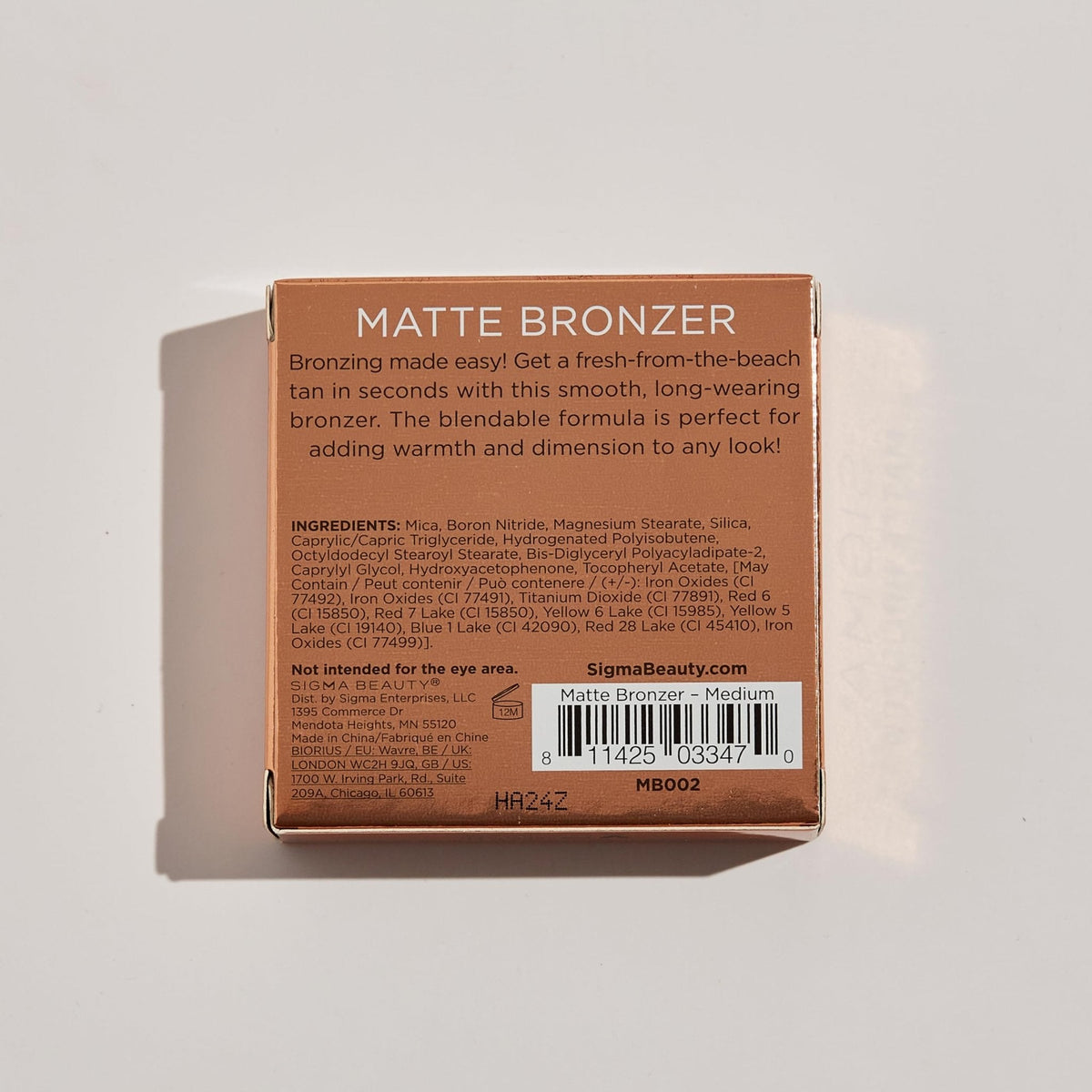 Sigma Beauty Matte Bronzer - Longwear Light Bronzer Powder with Matte Finish for Face - Achieving a Natural, Sun Kissed Glow (Dark) - Maple Wellness Supplements