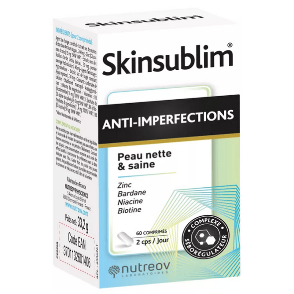 Buy ​Skinsublim Anti-imperfections tablets - Vitaza UK Supplements UK