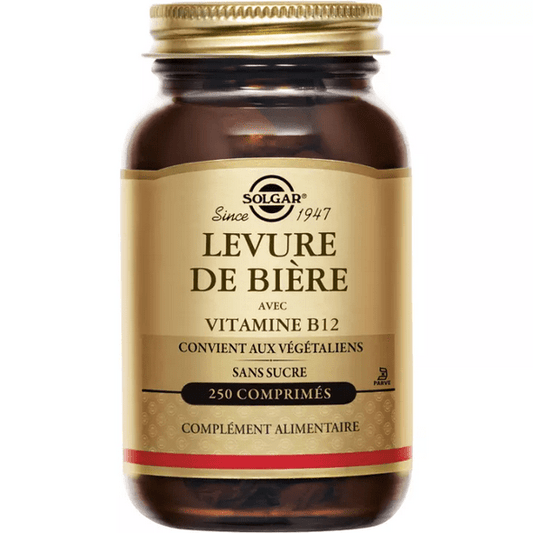 Solgar Brewer's Yeast with Vitamin B12 250 tablets - Maple Wellness Supplements