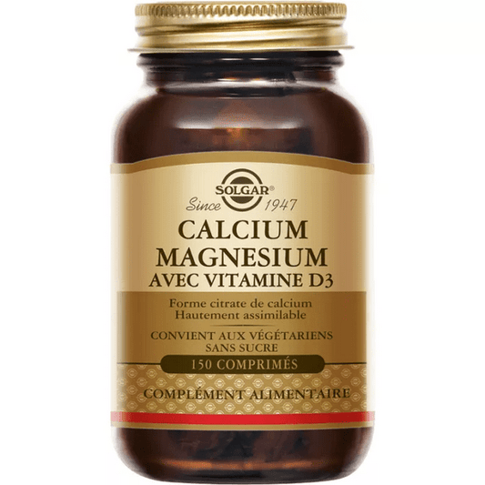 Solgar Calcium Magnesium with Vitamin D3 150 tablets - Maple Wellness Supplements