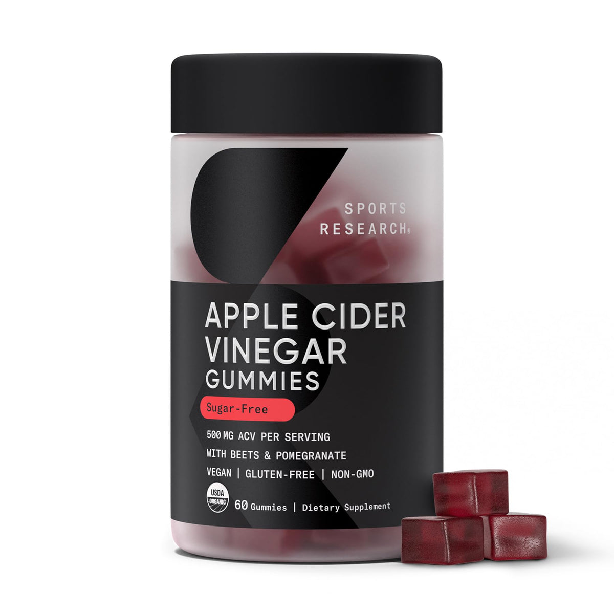 Sports Research® Multivitamins Pack - Organic Apple Cider Vinegar Gummies + Vitamin D 5000iu & Mk7 Vitamin K 100mcg + Turmeric Curcumin C3 Complex - Maple Wellness Supplements
