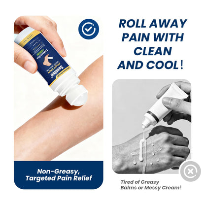 Sumifun Foot Pain Relief Lidocaine Roll-On - Maximum Strength OTC for Plantar Fasciitis & Heel Pain - Fast-Drying, Non-Greasy Formula, 2.5 Fl Oz - Maple Wellness Supplements