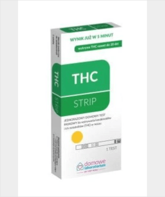 THC STRIP QUICK TEST FOR DRUGS IN URINE - HASHISH AND MARIJUANA 1 PC - Maple Wellness Supplements