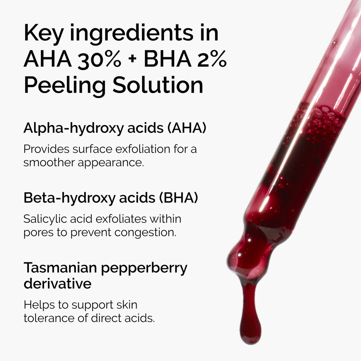 The Ordinary AHA 30% + BHA 2% Peeling Solution, Advanced Exfoliating Peel for Brighter Skin, 1 Fl Oz - Maple Wellness Supplements