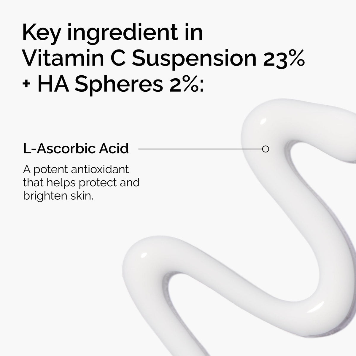 The Ordinary Vitamin C Suspension 23% + Hyaluronic Acid Spheres 2%, Serum with Pure L-Ascorbic Acid, 1 Fl Oz - Maple Wellness Supplements