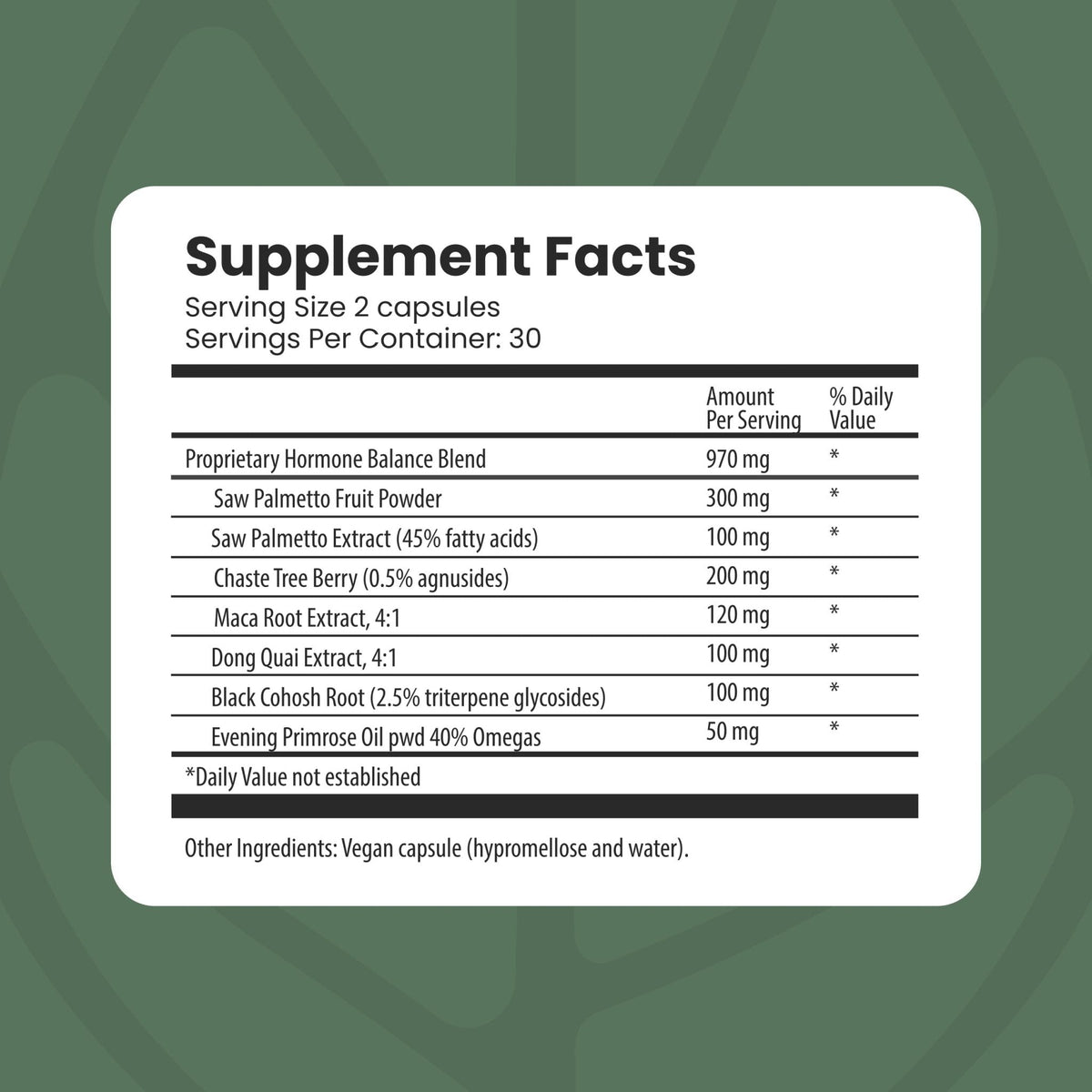 The Spa Dr. Hormone Balance for Women - Menopause Supplements for Women with Saw Palmetto, Chaste Tree Berry, Dong Quai for Night Sweats, Hot Flashes & Mood Swings - Menopause Support - 60 Capsules - Maple Wellness Supplements
