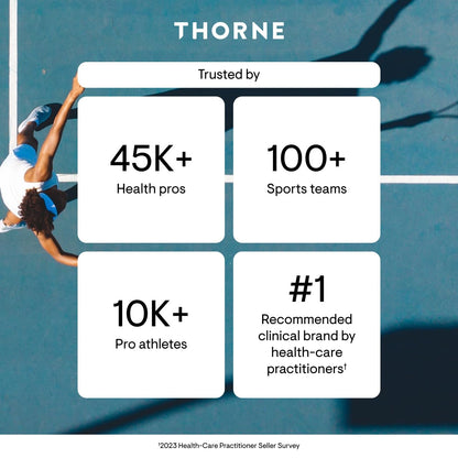THORNE - B-Complex 6 - Vitamin B Complex with Active Forms of Essential B Vitamins & Extra B6-60 Servings - Maple Wellness Supplements