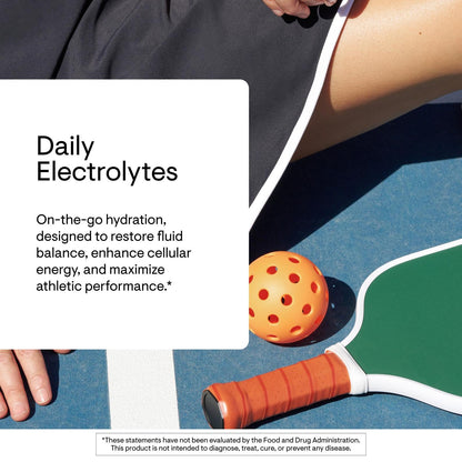 THORNE - Daily Electrolytes - Zero Sugar & Low-Calorie Electrolyte Powder Drink Mix - Flavors Derived from Natural Sources - NSF Certified for Sport - Blood Orange - 30 Stick Packs - Maple Wellness Supplements