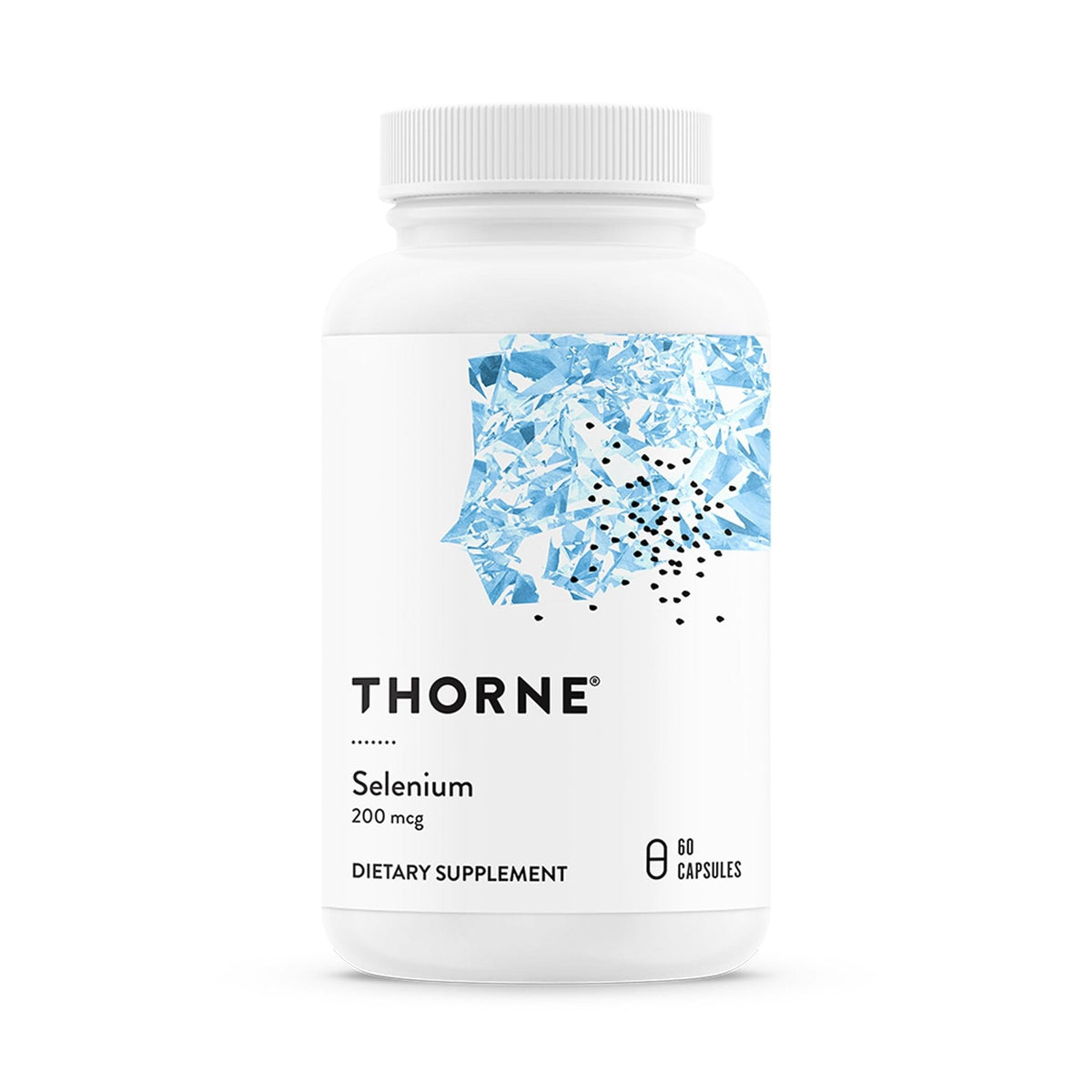 THORNE - Selenium - 200 mcg Selenium Supplement for Antioxidant Support - Supports Thyroid Health, Immune Function & Healthy Aging - Third-Party Certified - Gluten, Dairy & Soy-Free - 60 Capsules - Maple Wellness Supplements