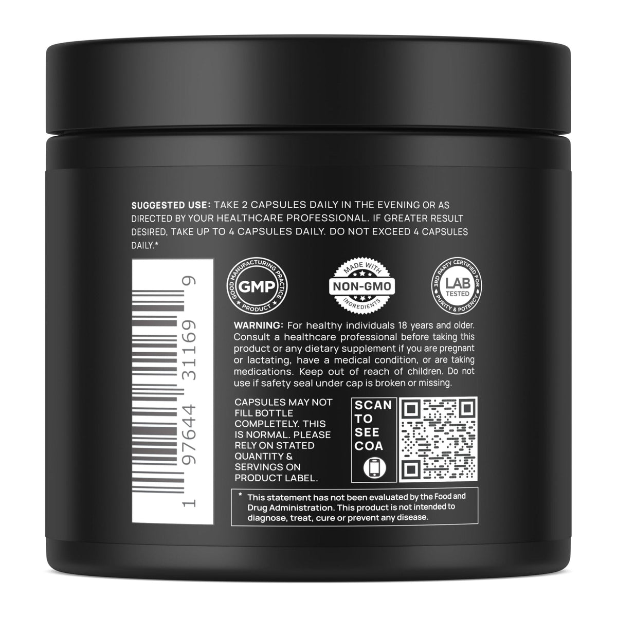 Triple Sleep Magnesium L-Threonate w. Apigenin, Theanine & Magtein Magnesium L Threonate - High Absorption Magnesium Supplement Capsules for Men and Women Magnesium Powder Pills - Maple Wellness Supplements