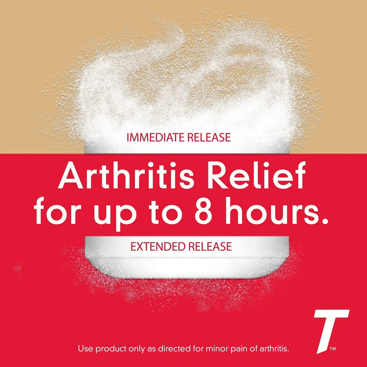 Tylenol 8HR Arthritis Pain Relief Caplets, Fast, Strong Pain Relief, 650 mg Acetaminophen for Minor Arthritis & Joint Pain, Fever Reducer, Extended Release, Won't Irritate Stomach, 100 Count - Maple Wellness Supplements