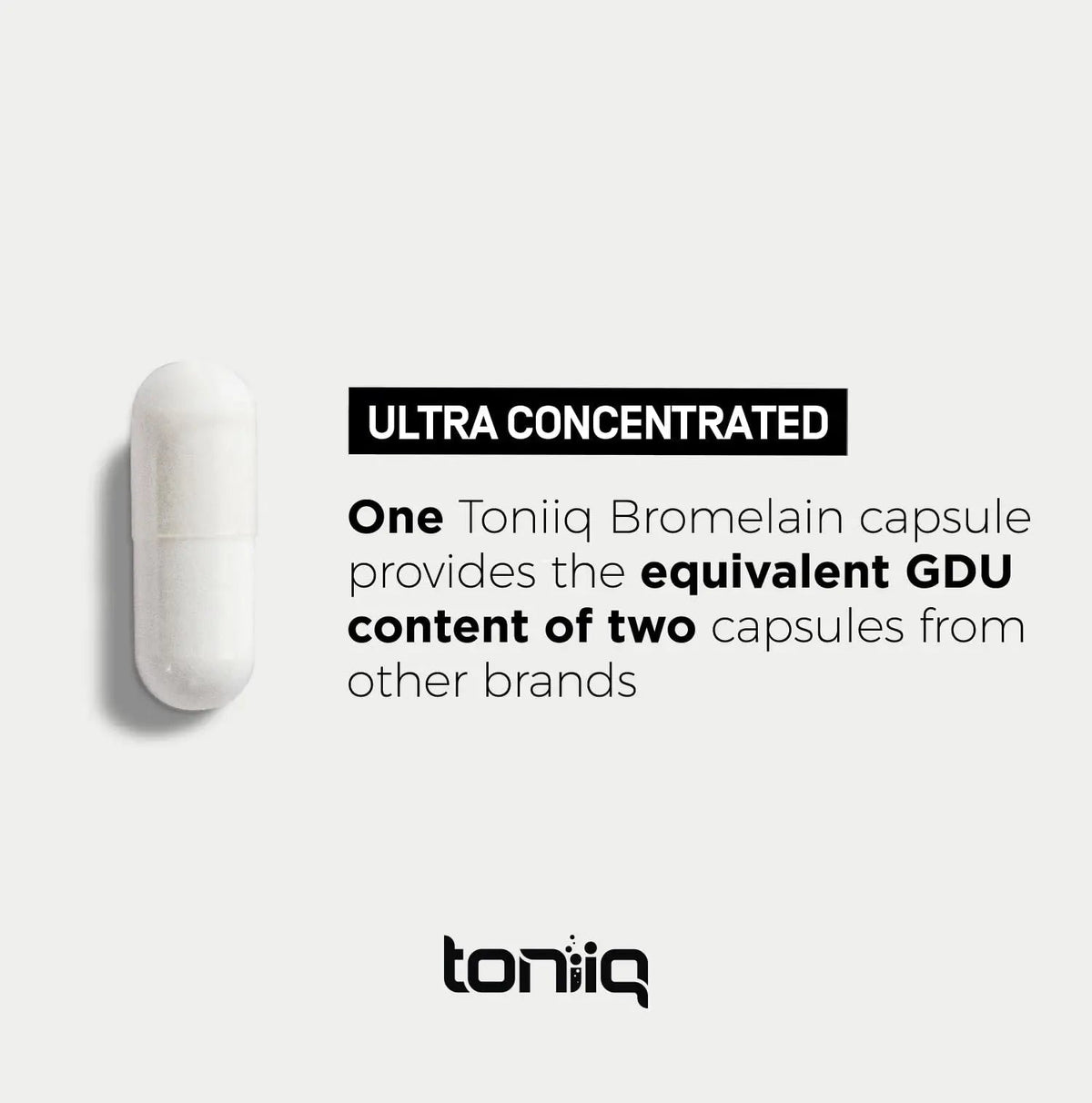 Ultra High Strength Bromelain 500mg - 3600 GDU/Gram - Highly Concentrated and Bioavailable - Third-Party Tested Formula - 120 Vegetarian Capsules - 120 Servings Per Container - Bromelain Supplement - Maple Wellness Supplements