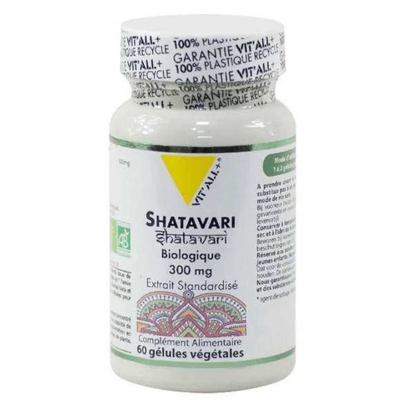Buy ​Vitall+ Shatavari Bio 300mg Standardized Extract 60 vegetarian capsules - Vitaza UK Supplements UK