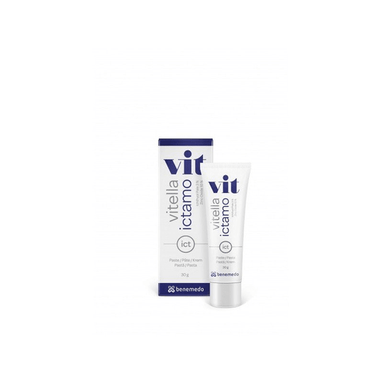 Buy ​VITELLA ICTAMO Cream 30g Soothing Promotes Skin Regeneration Acne Prone Damaged - Vitaza UK Supplements UK