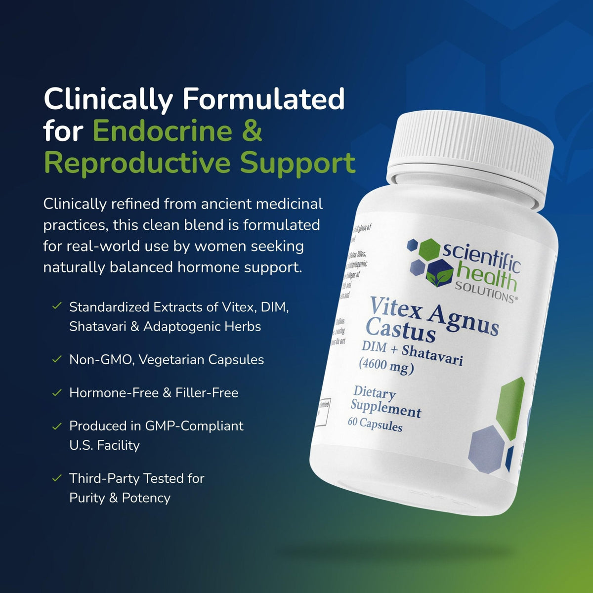 Vitex + DIM + Shatavari Hormone Balance Supplement – PMS, Menopause & Cycle Support for Women – Adaptogenic Complex with Maca, Ashwagandha, Dandelion – Vegan – 60 Capsules - Maple Wellness Supplements