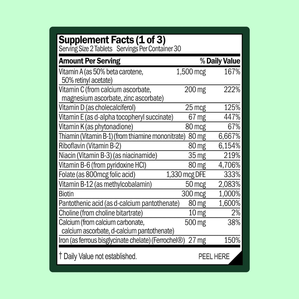 WellWithAll Women’s Multivitamin | Daily Supplement with Essential Vitamins, Minerals & Iron | Supports Immunity, Heart Health, Bone Health, Energy & Mood | Major Allergen - Free | 60 Tablets - Maple Wellness Supplements