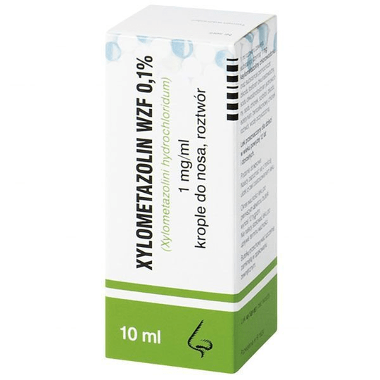 Buy ​Xylometazolin WZF 1mg/ml, nasal drops, 10ml - Vitaza UK Supplements UK