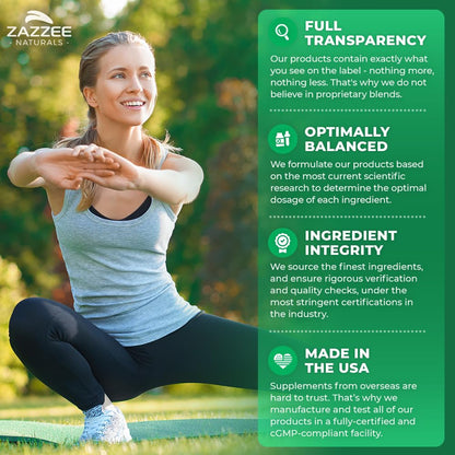 Zazzee USDA Organic Odorless Garlic 20:1 Extract, 1% Allicin, 100 Vegan Capsules, 3+ Month Supply, Allium Sativum, Immune, Circulation & Heart Health Support - Maple Wellness Supplements